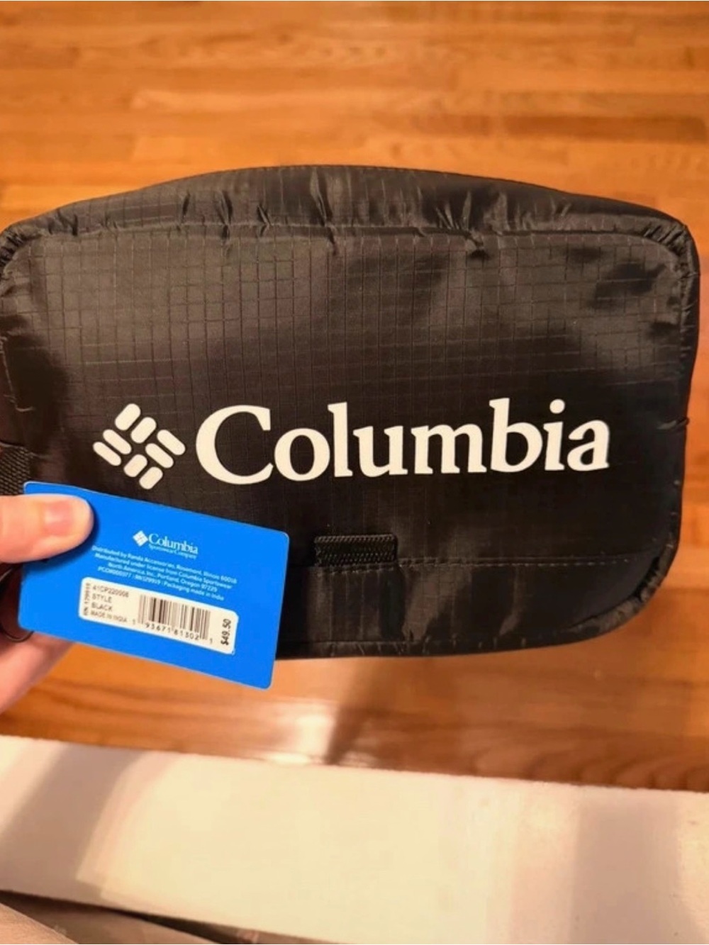 Columbia Black Travel Packable Waist Pouch